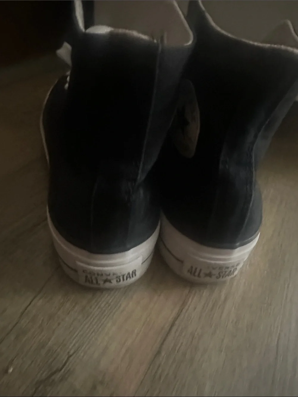 Converse Black High-Top Chukka Boots with White Accents Euphoria Zedaya Kicks